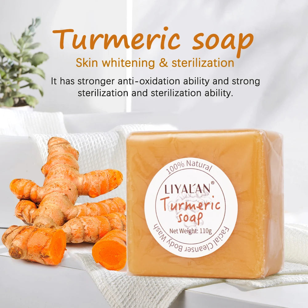 Turmeric Face & Body Soap – Brighten, Hydrate & Treat Acne