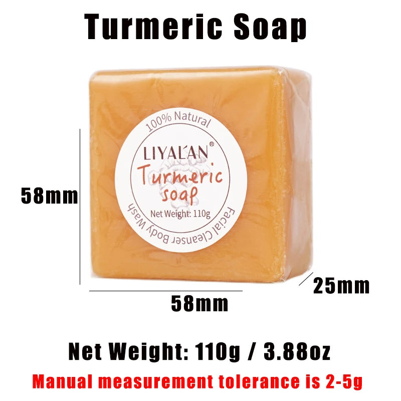 Turmeric Face & Body Soap – Brighten, Hydrate & Treat Acne