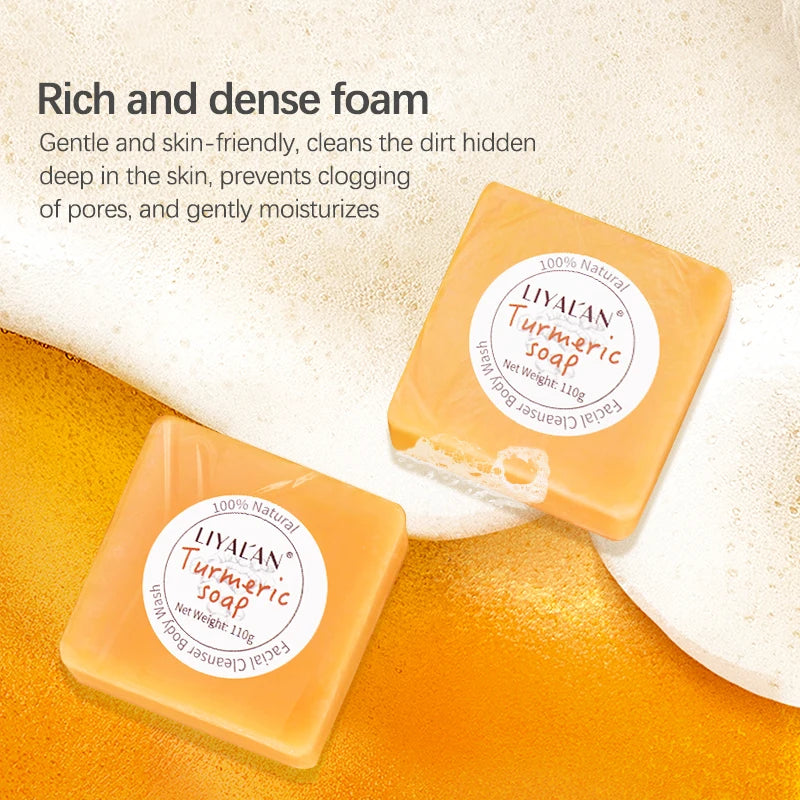 Turmeric Face & Body Soap – Brighten, Hydrate & Treat Acne